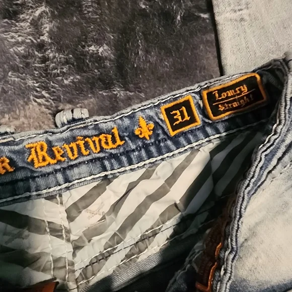 Mens, Rock Revival Jeans - Picture 4 of 5